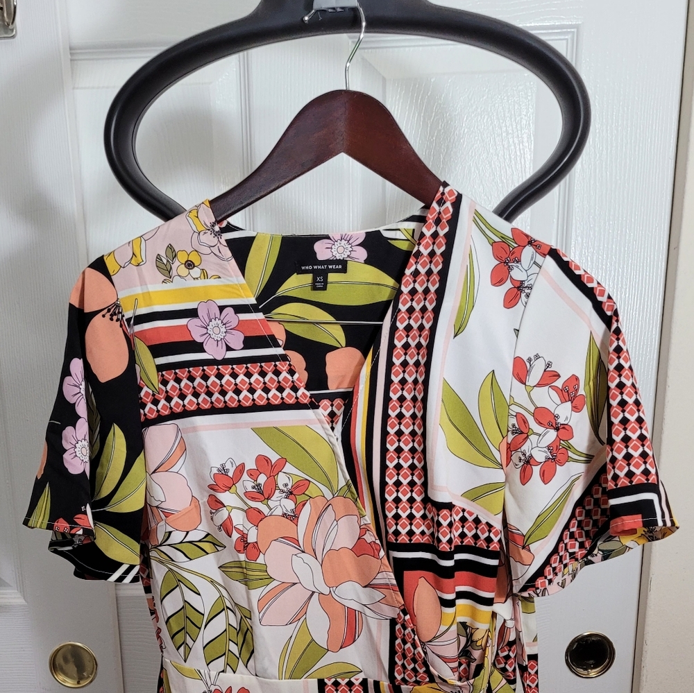 Who What Wear Wrap Dress XS - Picture 2 of 3